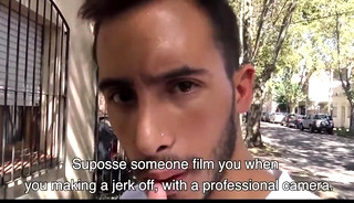 POV camera man fucking straight Latin macho stud