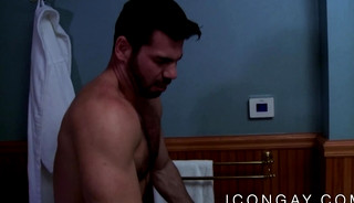 Wild anal sex with hunks Billy Santoro and Jaxton Wheeler