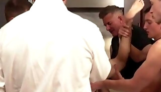 GayCarnalPlus- Business Dinner Bareback gangbang